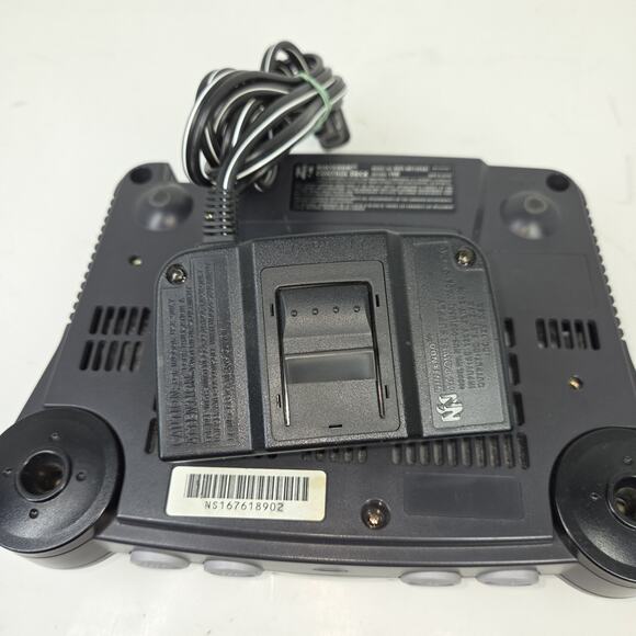 Vtg Nintendo 64 N64 Console Gray Consoles Video Retro Games Gaming Rumble Pak - Picture 12 of 12